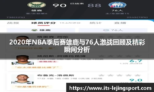 2020年NBA季后赛雄鹿与76人激战回顾及精彩瞬间分析